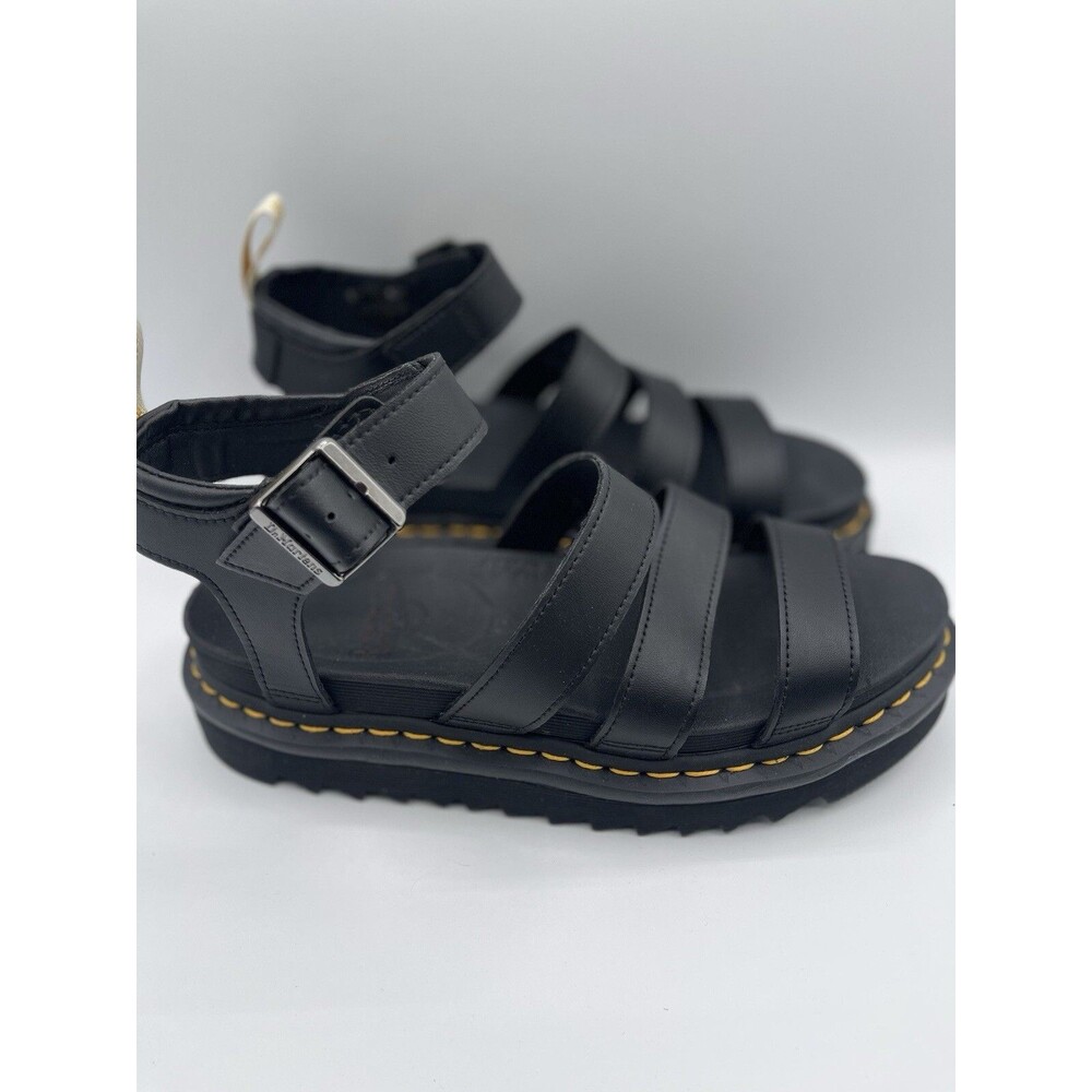 Dr Martens Sandal Blaire 3 Strap V Blaire Black City Shoes Size EU 42 US 10 New